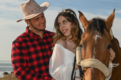 سالونيك: جلسة تصوير للخيول في مشهد طبيعي