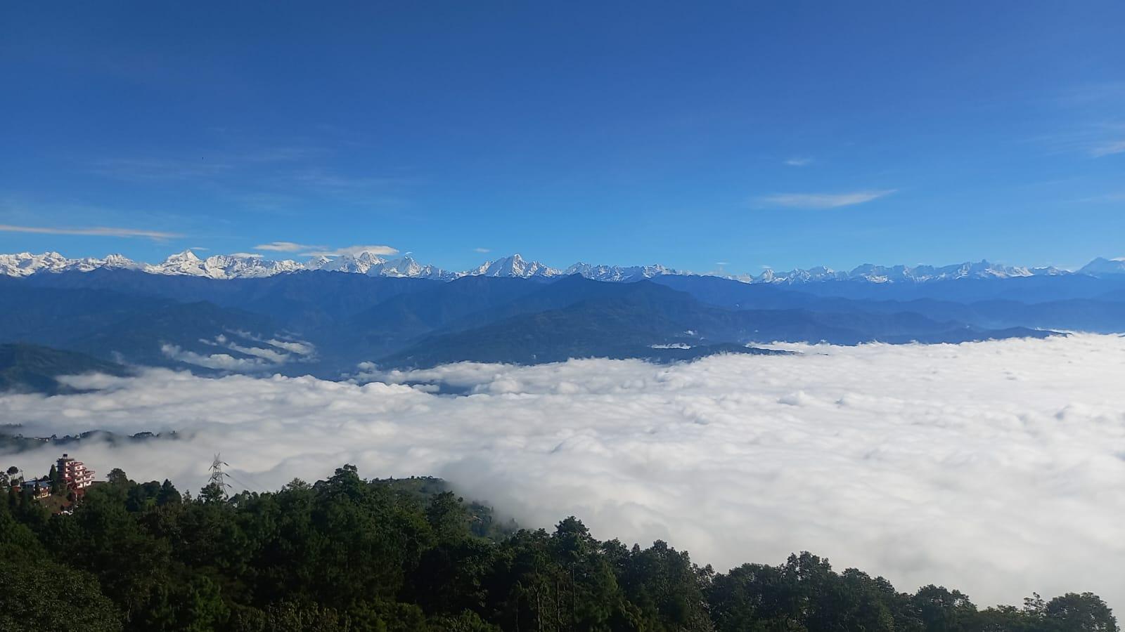 Wanderung von Nagarkot nach Chagu über die Rani Jhula-Brücke mit Mittagessen