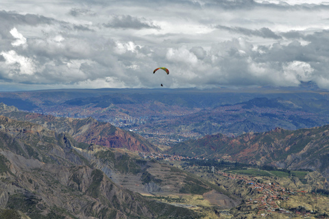 La Paz: Paragliding-Erlebnis in den Tälern der Anden