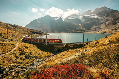 From Milan: Bernina Red Train and St. Moritz Tour Tour Departing from Milan