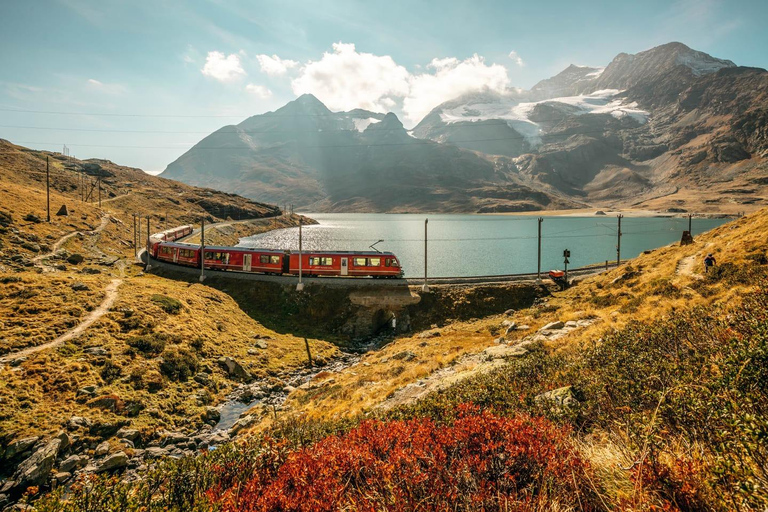 From Milan: Bernina Red Train and St. Moritz Tour Tour Departing from Milan