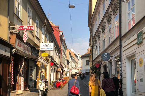 Salta a Zagreb: Tour a pie con viaje en Funicular