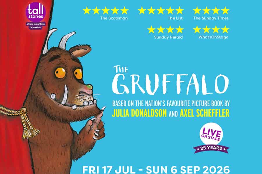 Londons West End: Ticket für The Gruffalo. Foto: GetYourGuide