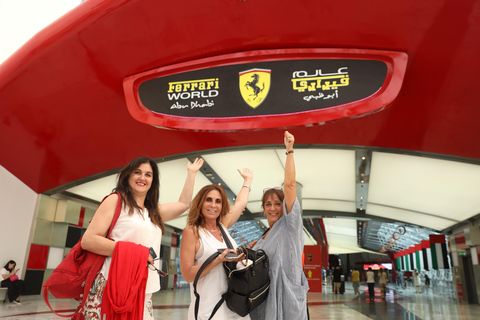 From Dubai: Sheikh Grand Zayed Mosque & Ferrari World Entry Shared Tour