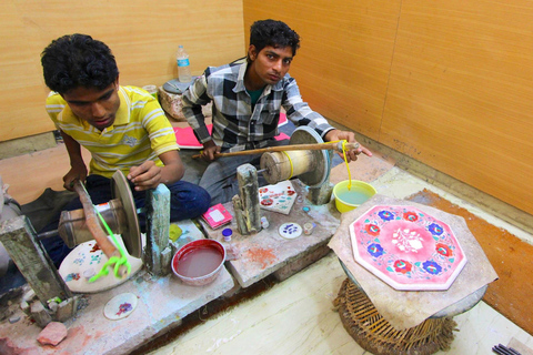 Agra: Shopping Tour with Marble Inlay Workshop & Souvenirs Only Expert Tour Guide