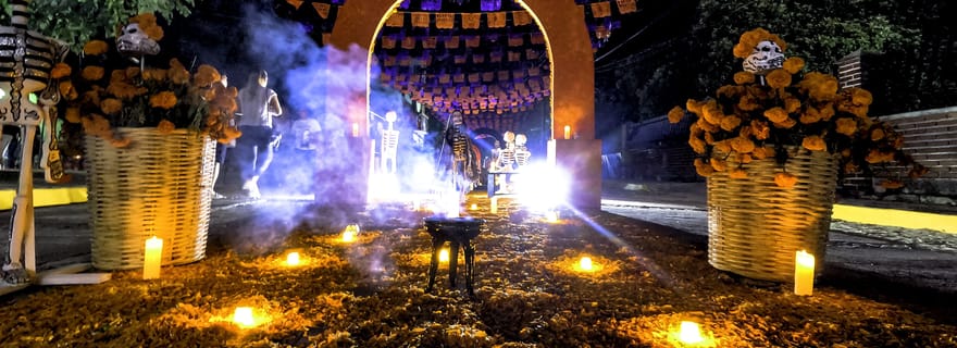 Huatulco : Expérience nocturne Zapotec Animas du Jour des Morts.