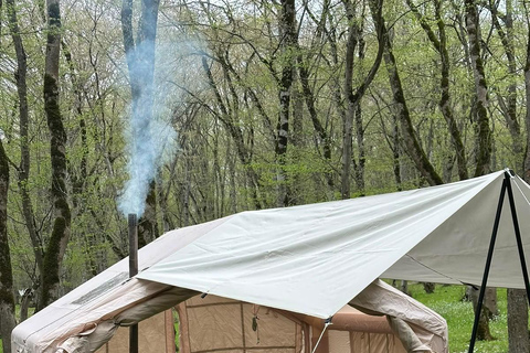From Baku: Tufandagh Camping Trip with BBQ