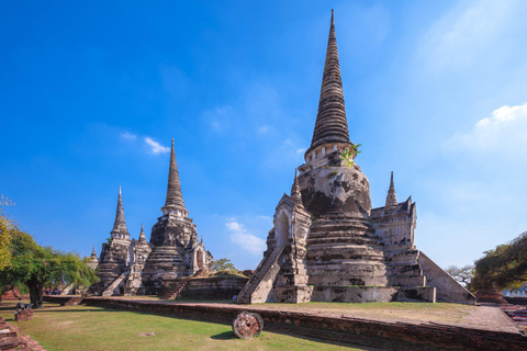 Bangkok: Ayutthaya Sunset & Night Temples Private Tour Private Tour (Up to 8 People) - English Guide & Van