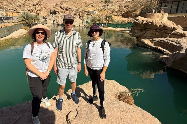From Muscat: Shared Wadi Bani Khalid & Desert Sunset