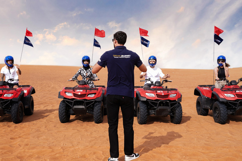 Dubai Desert Adventure: Red Dunes Guided Quad/Polaris & BBQ Exclusive Desert Adventure