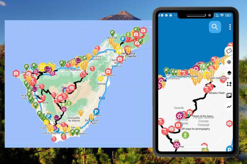 Tenerife: Island Exploration Guide App with Offline Content