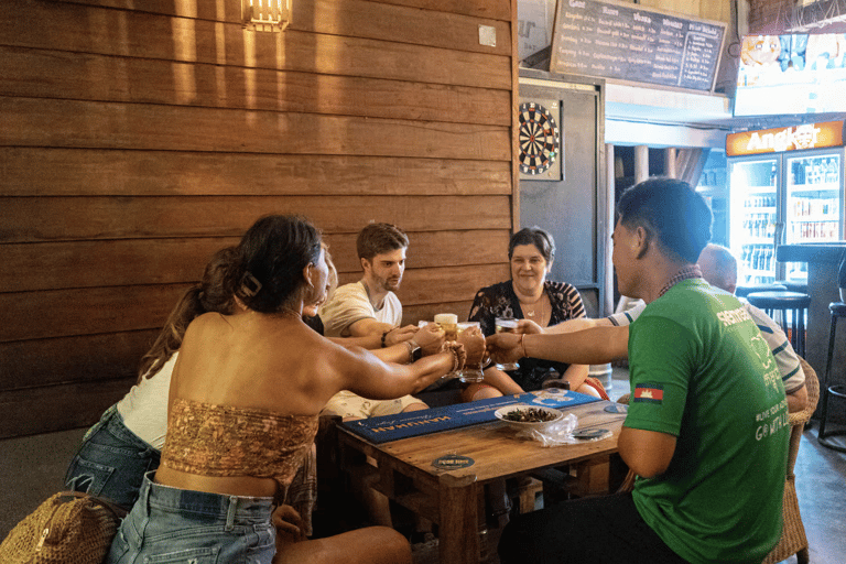 Siem Reap: Countryside Bike Tour & Evening Foodie Full-Day Haft Day: Evening Food Tour