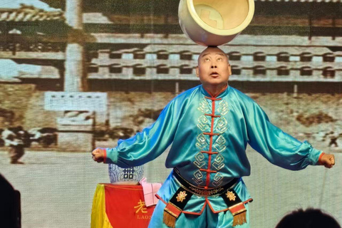 Beijing Teahouse: Live Show with Traditional Arts & Tea 3th-5th Row Seat ( including tea & 3 classic Chinese snacks)