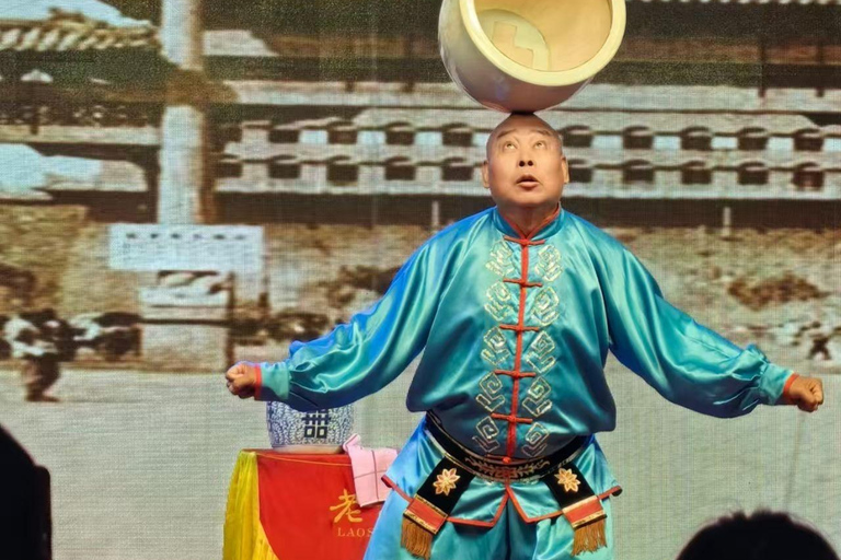 Beijing Teahouse: Live Show with Traditional Arts & Tea 3th-5th Row Seat ( including tea & 3 classic Chinese snacks)