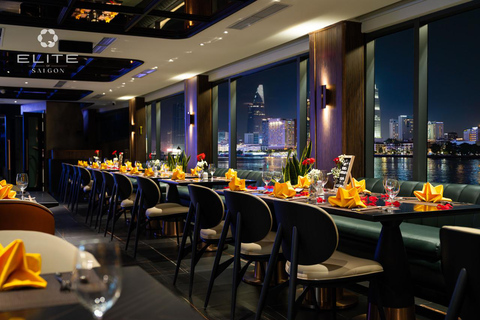 Romantic Dinner On Cruise On Saigon River With Fireworks Buffet Lunch Without Pick-Up