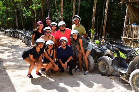 Cancun: Horseback Riding Adventure, ATV, Ziplines and Cenote Shared ATV from Tulum