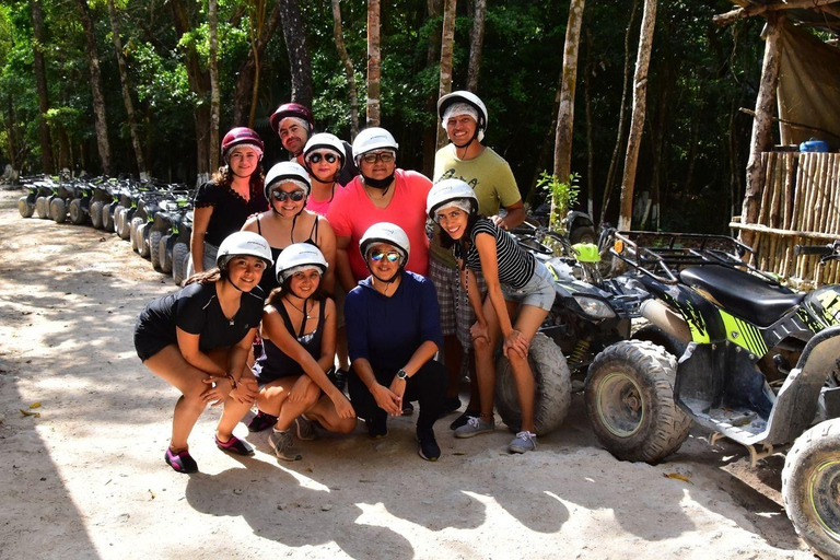 Cancun: Horseback Riding Adventure, ATV, Ziplines and Cenote Shared ATV from Tulum