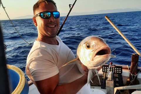 Rhodes : Excursion de pêche avec barbecue et baignade