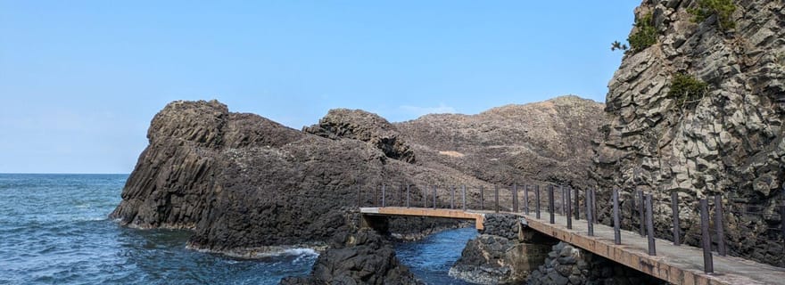 Depuis Kanazawa : Les falaises, l'île et le port époustouflants de Fukui