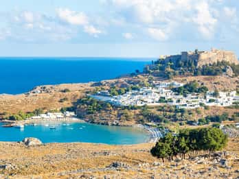 Rhodos: Dagstur till byn Lindos