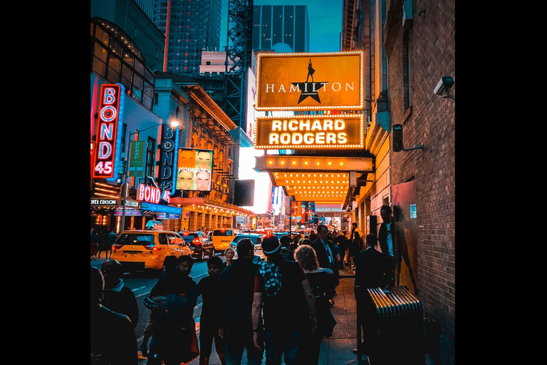 NYC: Magische stadslichten en stadsrondleiding door BroadwayNYC: Magische stadsverlichting en Broadway-stadsrondleiding per riksja