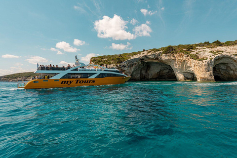 MyTours - Zakynthos: Shipwreck Beach & Blue Caves Boat Tour