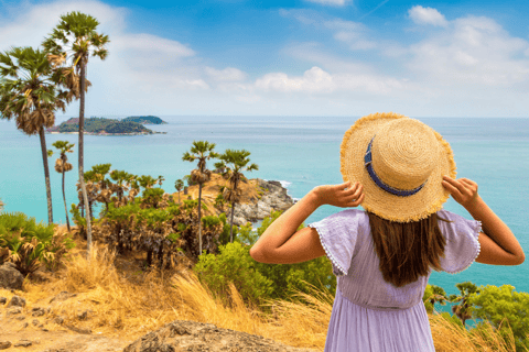 Excursão de meio dia ao miradouro de Phuket, ao Grande Buda e ao Wat Chalong