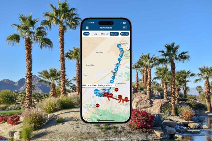 Palm Springs: App-geführte Stadt- und Wüstenrundfahrt. Foto: GetYourGuide