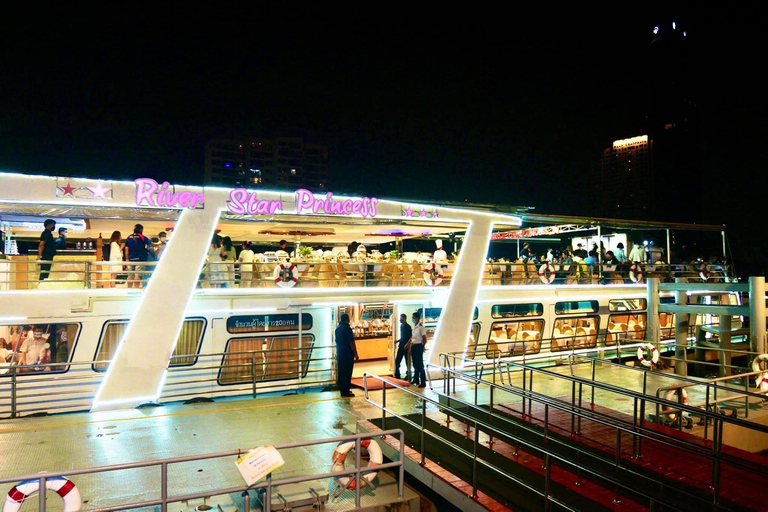 Bangkok : Dîner-croisière du River Star Princess Chao PhrayaDîner-croisière