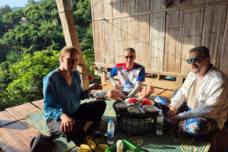 Chiang Rai: 2-Day Jungle Trek only walk with Waterfall