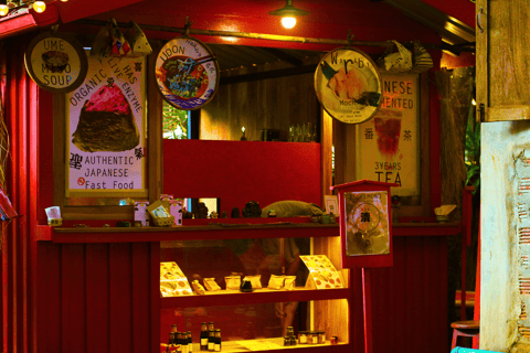 Chiang Mai Wat U Mong, Baan Kang Wat i jedzenie w wykonaniu Songtaew Trio