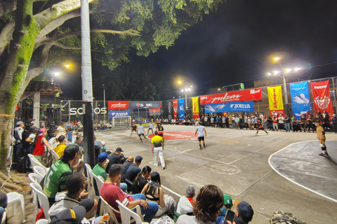 Medellin: Street Football Tour, VIP at Tournament, Empanadas Street Football Tour, VIP at Tournament, & Giant Empanadas