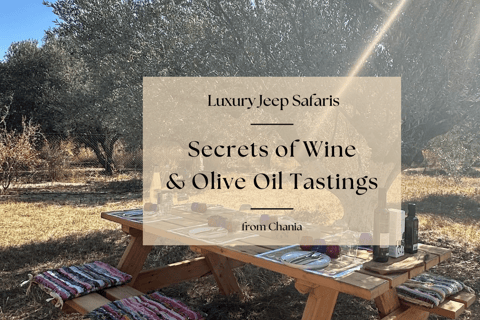 Chania Luxury Jeep Safaris : Secrets de dégustation de vin et d'huile d'oliveJeep Premium