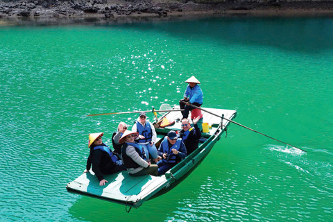Hanoi:Halong Catamaran 5* Day Cruise,champoline,water slide Without Transfer Service