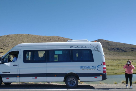 Bus transfer with connection from Colca to Puno