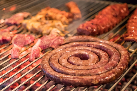 Churrasco BBQ Class, drinks and Patio Party in Copacabana Supermarket Tour + Churrasco BBQ Class and Patio Party