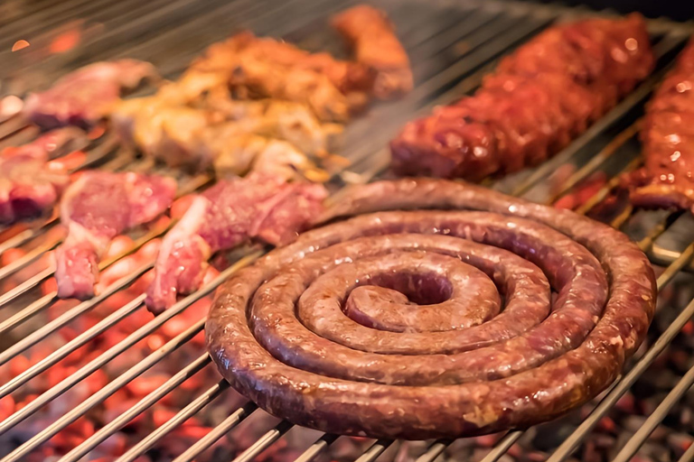 Churrasco BBQ Class, drinks and Patio Party in Copacabana Supermarket Tour + Churrasco BBQ Class and Patio Party