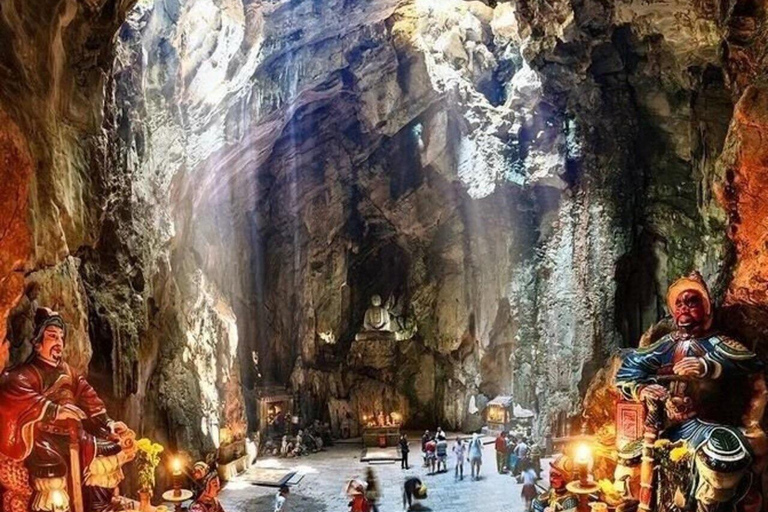 Traslado Privado a las Montañas de Mármol,Pagoda Linh Ung