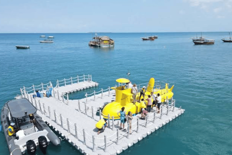 Zanzibar: tour in semisommergibile con vista subacqueaZanzibar: tour in semi-sottomarino con vista subacquea