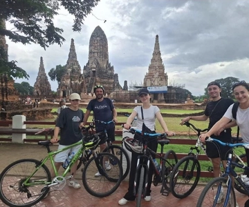 Ayutthaya: Colorful of Ayutthaya bicycle tour>Slow ride