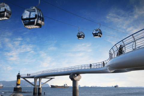 Busan: Taejongdae, crucero aéreo, pueblo y playa de GamcheonExcursión en grupo, encuentro en la estación de Seomyeon