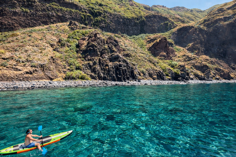 Calheta: Private Catamaran Tour - With Open Bar & Snacks Sunset Tour with Snorkeling & Paddleboarding/ Max 18 people