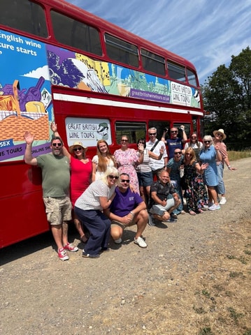 From Brighton: Sussex Wine Tour on a Vintage Bus with Lunch