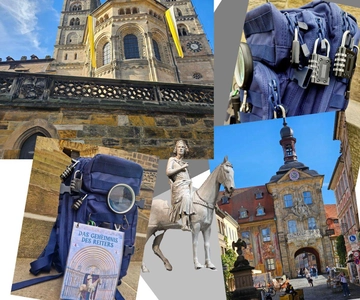Outdoor Escape Game with puzzle backpack Bamberg: The Secret of the Horseman