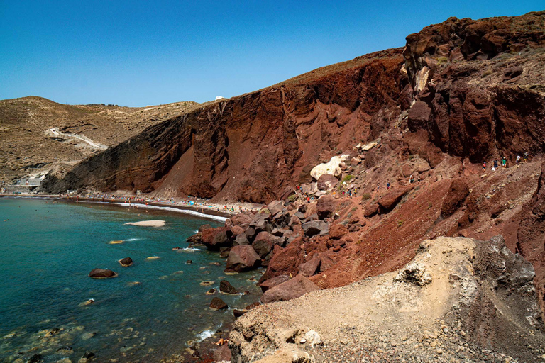 Desde Fira: Excursión en minibús por lo más destacado de Santorini con puesta de sol en Oia