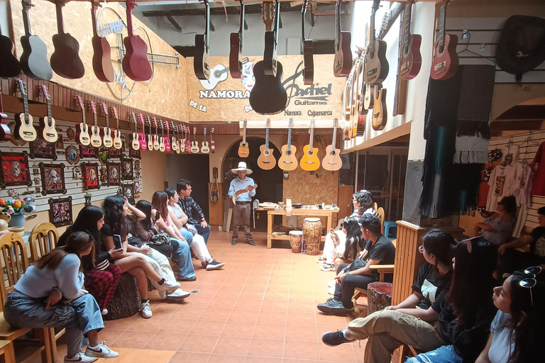 Cajamarca: Tour della Valle di Namora + Laboratorio di chitarra e Laguna San NicolásIn inglese