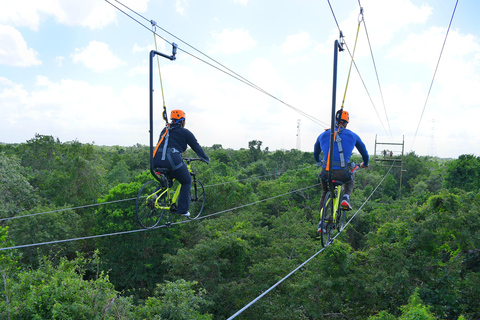 Riviera Maya: Sky Trail, Ziplines, and Bungee Swing