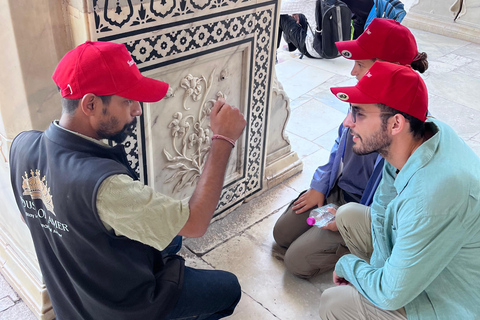Jaipur: Amer Fort Rooftop Cooking Class with Dinner