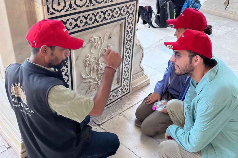 Jaipur: Amer Fort Rooftop Cooking Class with Dinner