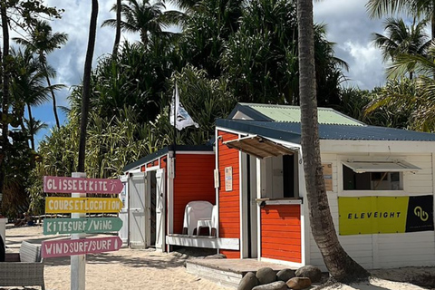 Sainte-Anne: Walk, swim in the cave, and kayak to the Gosier Islet Kayak and Sainte-Anne Cave Experience
